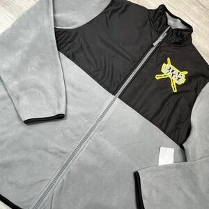 Disney Star Wars Full Zip Fleece Jacket Men's XL Gray‎ Black Colorblock NWT